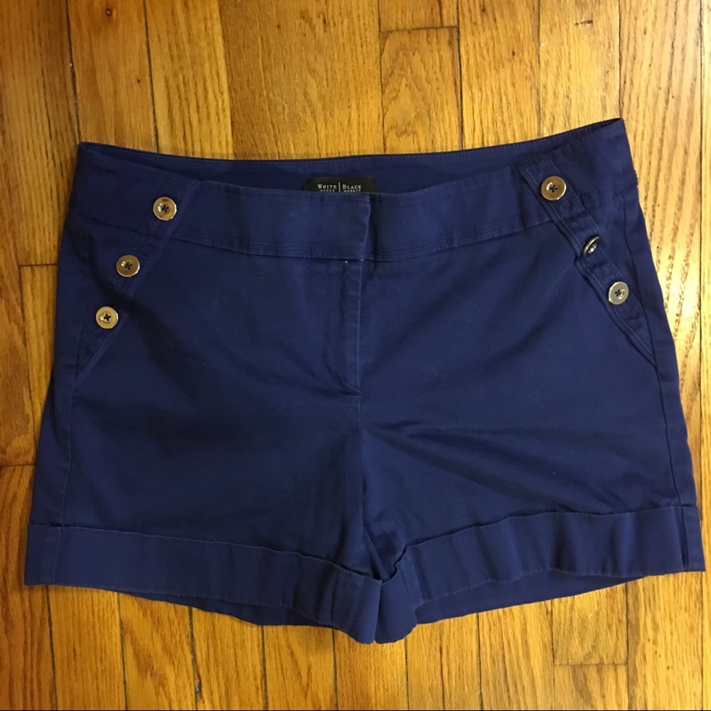 White House Black Market Royal Blue Shorts- 10